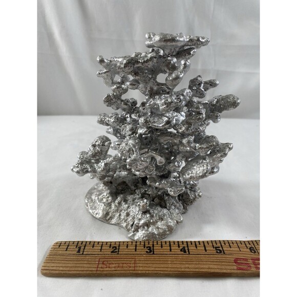 Anthill Art Casting Sculpture Fire Ant Aluminum Casting 6” Tall #17 - Picture 3 of 8